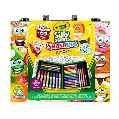 Crayola Mini Inspiration Art Case Silly Scents Smash Ups: Scented Crayons & Markers, Kids School Supplies, Creative Kit