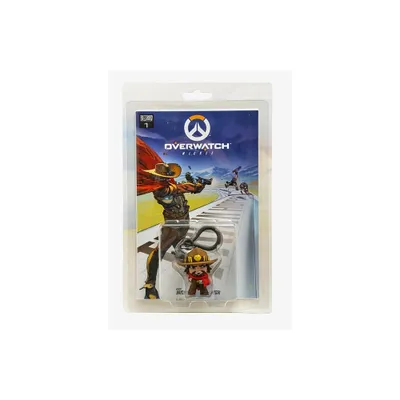 Overwatch McCree Comic Book and Backpack Hanger - by Robert Brooks (Mixed Media Product)