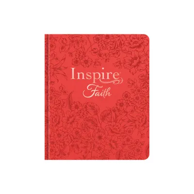 Inspire Faith Bible Nlt, Filament Enabled (Hardcover Leatherlike, Coral Blooms) - (Leather Bound)