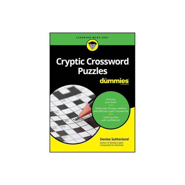 Cryptic Crossword Puzzles for Dummies - 2nd Edition by Denise Sutherland (Paperback)