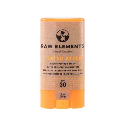 Raw Elements Tinted Mineral Sunscreen Face Stick - SPF 30 - 0.6oz