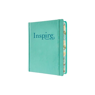 Inspire Bible Nlt, Filament Enabled (Hardcover Leatherlike, Aquamarine) - (Leather Bound)