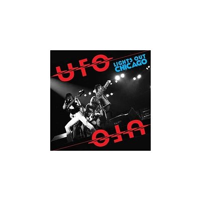 Ufo - LIGHTS OUT IN CHICAGO - RED/BLACK SPLATTER (Colored Vinyl Red Black Limited Edition)