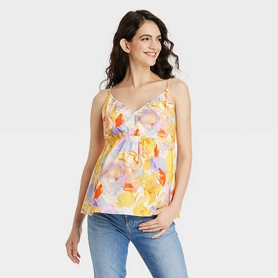 Woven Maternity Tank Top - Isabel Maternity by Ingrid & Isabel XXL