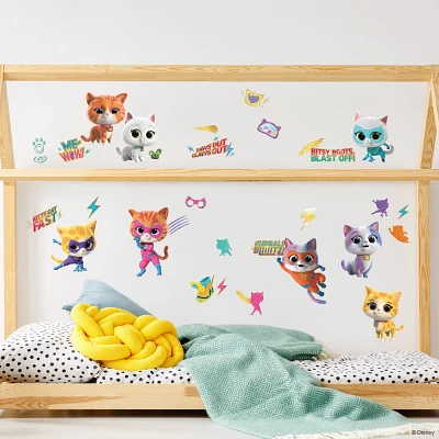 Disney Junior SuperKitties Kids Wall Decal Kit