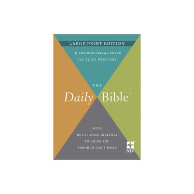 The Daily Bible (Niv, Large Print) - by F Lagard Smith (Hardcover)