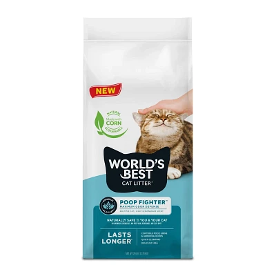 Worlds Best Poop Fighter Max Odor Defense Clumping Scented Cat Litter