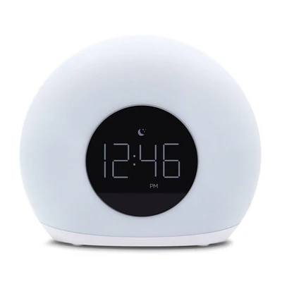 Moon Glow Alarm Table Clock with Color Changing Light - Capello: Digital Sunrise Clock for Bedroom, Kids Wake-Up Light