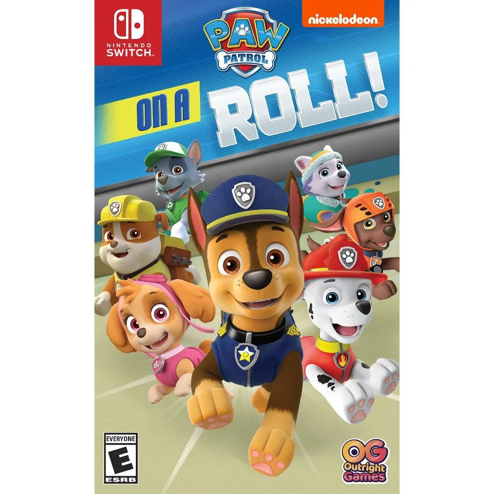 PAW Patrol:On a Roll - Nintendo Switch: Adventure Game, Local Multiplayer,  E - Everyone Rating | The Market Place