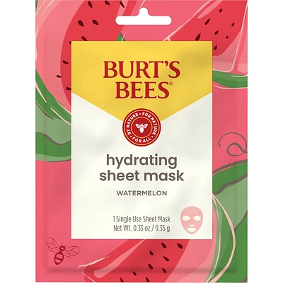 Burts Bees Hydrating Sheet Mask Watermelon - 1ct