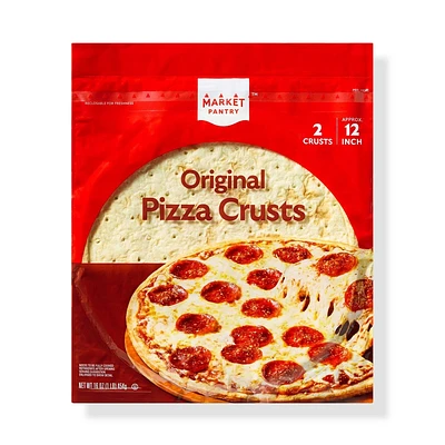 Original Pizza Crusts - 16oz/2ct - Market Pantry