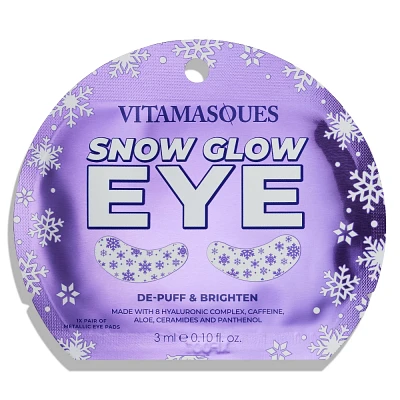 Vitamasques Stocking Stuffer - Snow Glow Eye Mask - Depuff & Brighten