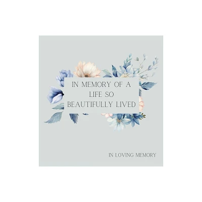 Celebration of life, funeral book, Condolence book to sign (Hardback cover) - by Lulu and Bell (Hardcover)