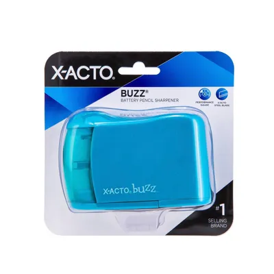 X-ACTO Buzz Battery Powered Pencil Sharpener Blue