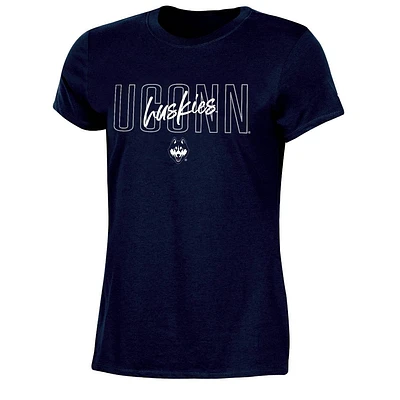 NCAA UConn Huskies Womens Crew Neck T-Shirt