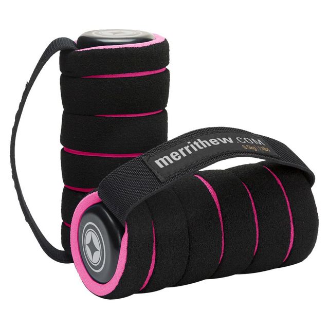 Merrithew Mini Dumbbells Pair 1.1lbs - Pink/Black