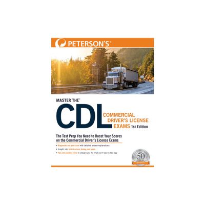 Master The(tm) CDL Commercial Drivers License Exams - by Petersons (Paperback)