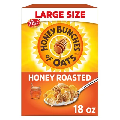 Honey Bunches of Oats Honey Roasted Oat Breakfast Cereal - oz - Post