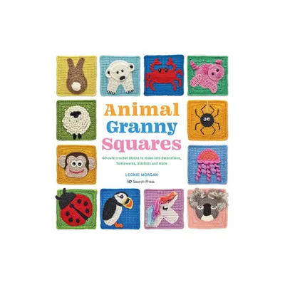 Animal Granny Squares - by Leonie Morgan (Paperback)