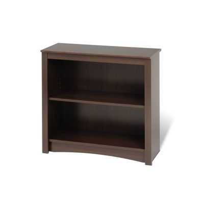 29 2 Shelf Bookcase Espresso - Prepac: Laminated, CARB Certified Storage Organizer