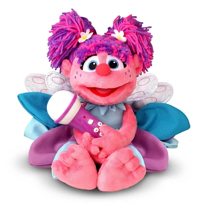 Singing Machine Sesame Street Karaoke Crew Abby Cadaby Plush with Sing-Along Microphone