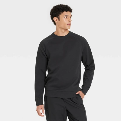 Men Ponte Crewneck Pullover