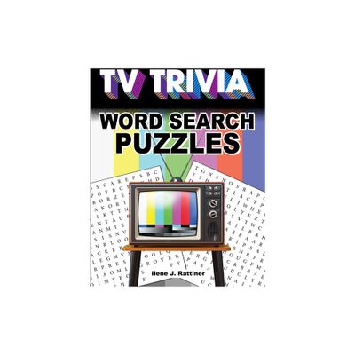 TV Trivia Word Search Puzzles - (Dover Brain Games & Puzzles) by Ilene J Rattiner (Paperback)