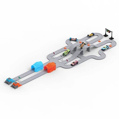 DRIVEN by Battat  Pocket Turbo Launcher Race Track Playset