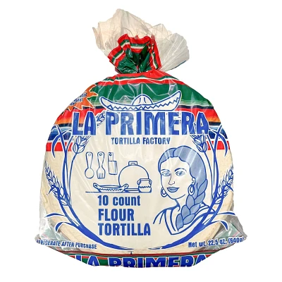 La Primera Tortilla Authentic Flour Tortillas - 10ct / 22.5oz