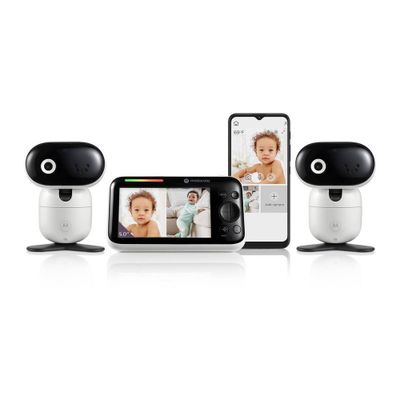 Motorola 5.0 Motorized Wi-Fi Video Baby Monitor - Two Camera- PIP1510-2 CONNECT