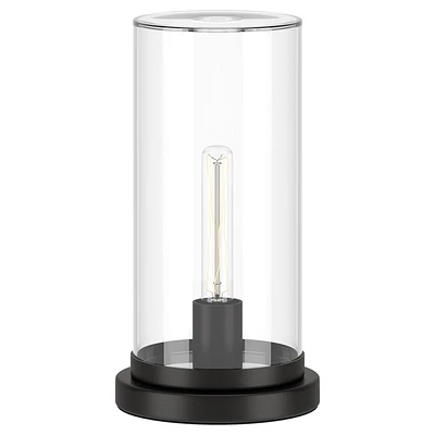 Hampton & Thyme 13 Tall Uplight Mini Lamp: Metallic Base, Inline Switch, UL Listed