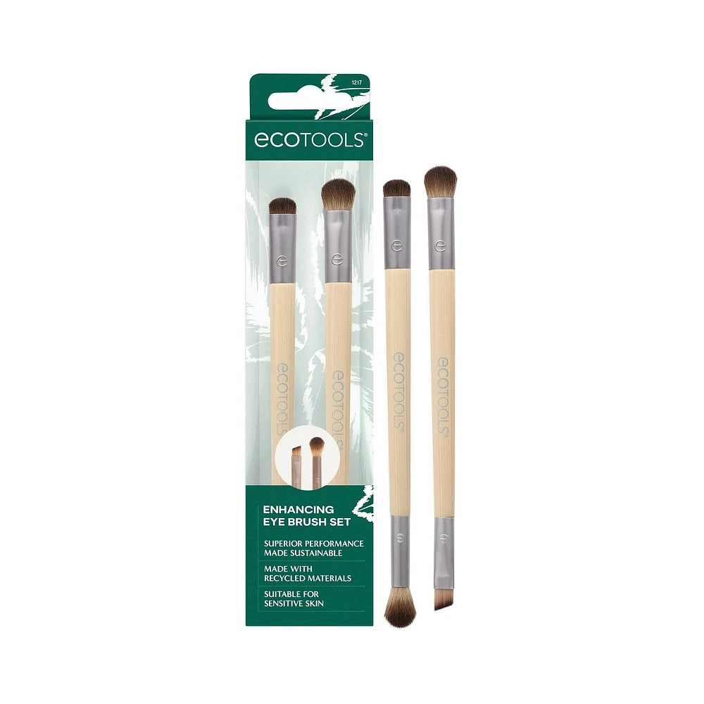 EcoTools Enhancing Eye Makeup Brush Set - 2pc