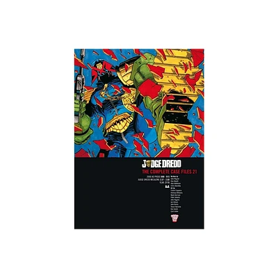 Judge Dredd: The Complete Case Files 21 - by John Wagner & Dan Abnett (Paperback)