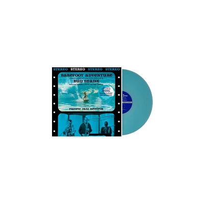 Bud Shank - Barefoot Adventure - Seaglass Agua (Colored Vinyl Blue 180 Gram Vinyl Limited Edition)