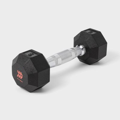 Hex Dumbbell 5lbs Black - All in Motion