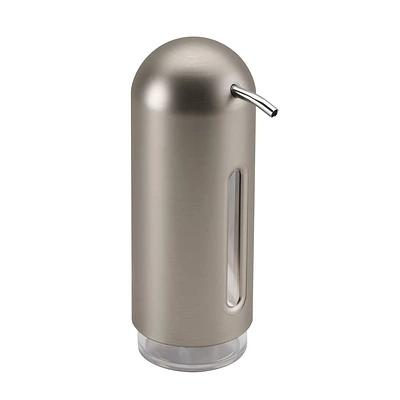 Umbra 12oz Penguin Soap Pump : Acrylic Hand & Dish Soap Dispenser, Bathroom Accessory, Silver, 7.75 Height