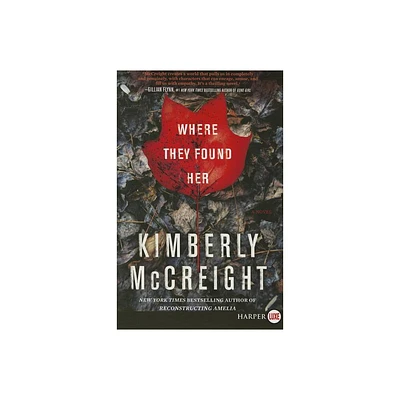 Where They Found Her - Large Print by Kimberly McCreight (Paperback)