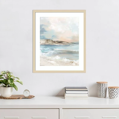 Amanti Art Along The Coast by Luna Mavis Wood Framed Wall Art Print