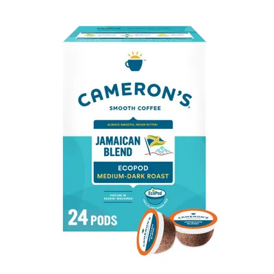 Camerons Jamaican Blend Medium Dark Roast Coffee - 24ct