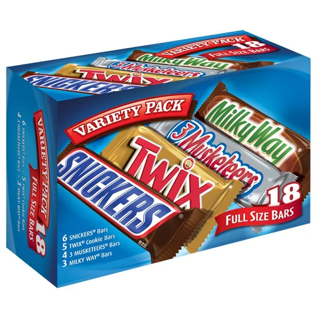 Mars Skittles Starburst Snickers Twix And M&ms Halloween Candy Variety Pack  Fun Size - 160ct/66.69oz : Target