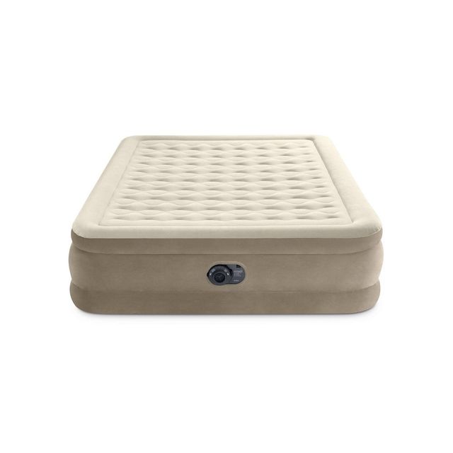 Intex Raised 16 Air Mattress with Hand Held 120V Pump - Queen Size