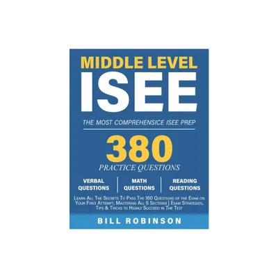 Middle Level ISEE - by Bill Robinson (Paperback)