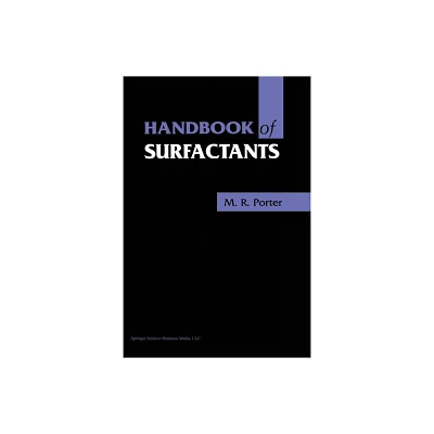 Handbook of Surfactants - by Mrsc (Paperback)