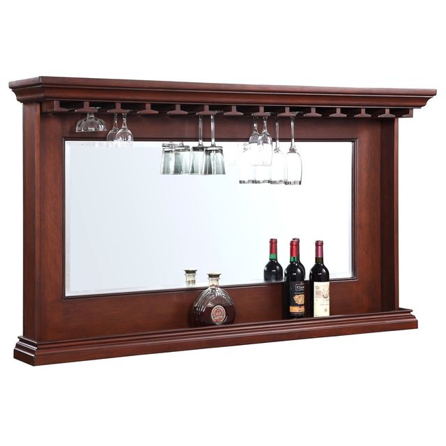 Hathaway Seville Back Bar Mirror - Walnut