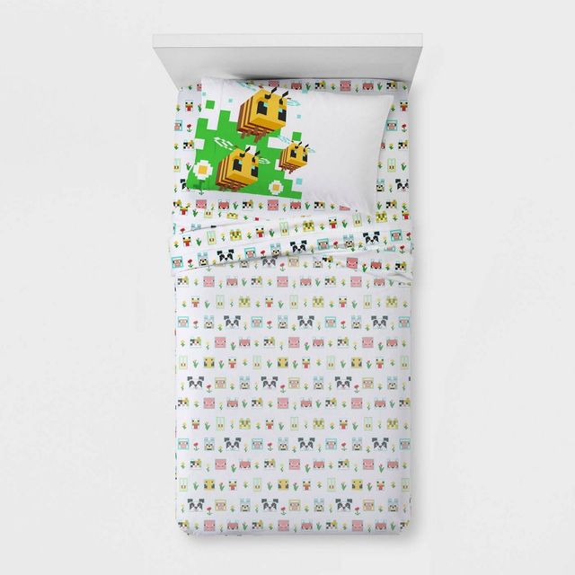 Twin Minecraft Beautiful Day Kids Sheet Set