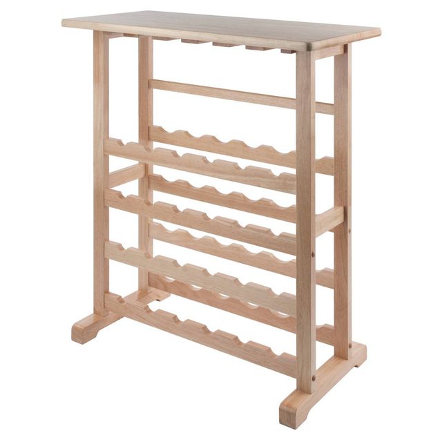 24-Bottle Wine Rack Wood/Beechwood - Winsome