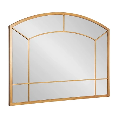 Kate & Laurel All Things Decor 36x27 Gervais Arch Wall Mirror Gold