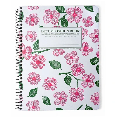 Decomposition Book 100pg College Ruled Spiral Notebook (Designs May Vary): School Supplies, Single Subject, Flexible Cover