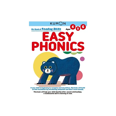 Kumon My Bk of Reading Skills: Easy Phonics - by Kumon Publishing (Paperback)