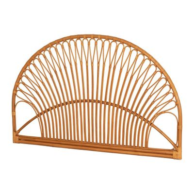 Queen Balka Rattan Wall Mounted Pattern Headboard  - South Shore